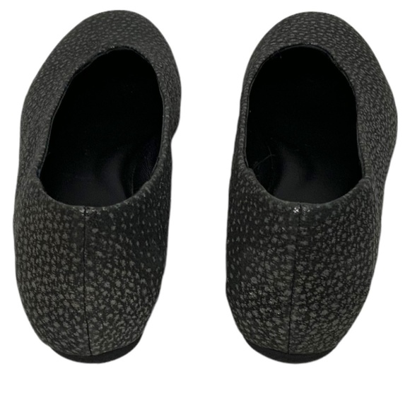 EILEEN FISHER Genuine All Around Leather Glamour Ballet Flats High Vamp US Sz 5 - Picture 5 of 9